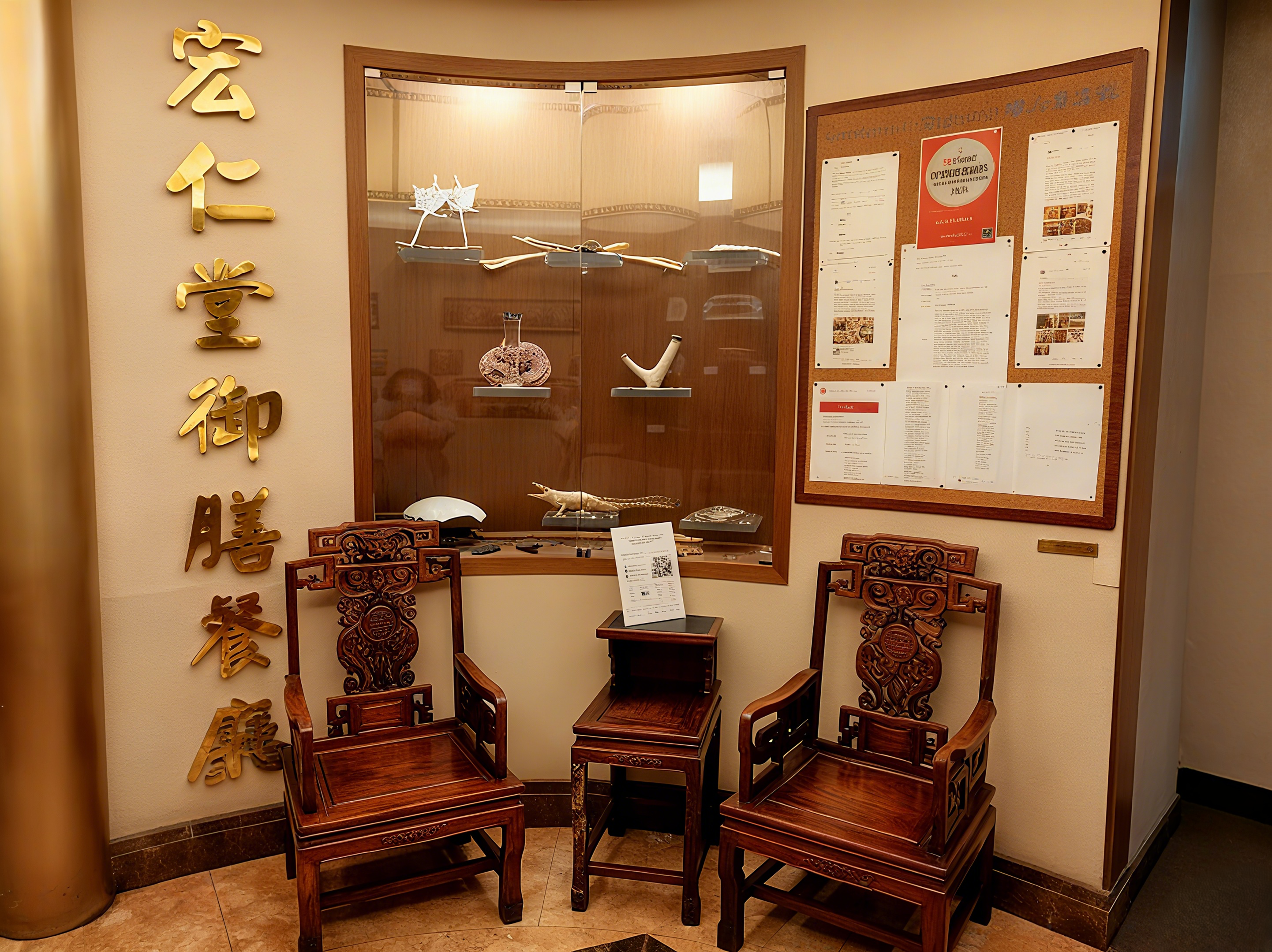 Traditional Chinese Restaurant Interior